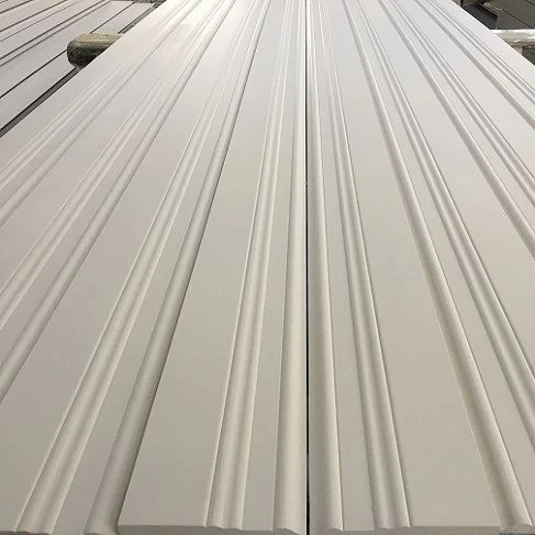 Taulers de fusta amb juntura de dits amb imprimació blanca de primera classe per a disseny decoratiu