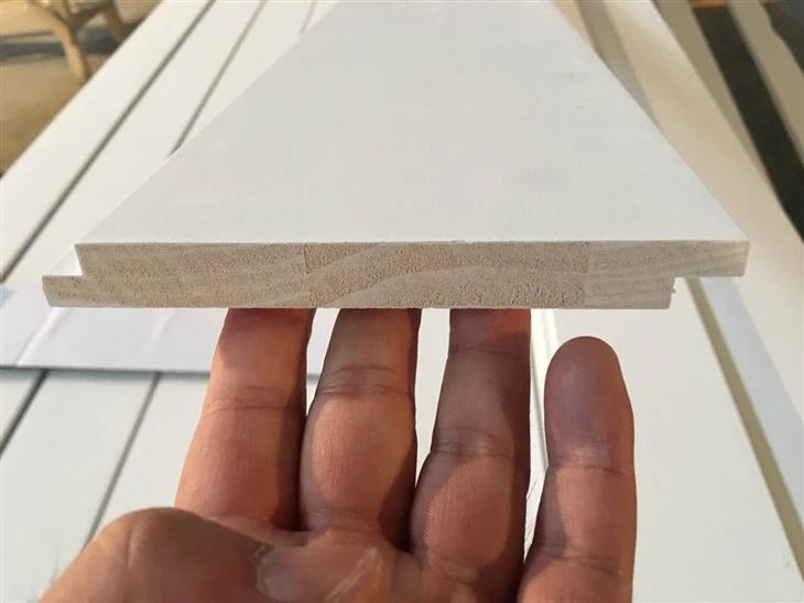 Top Tier White Primed Wood Wall Panel