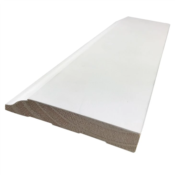 Baseboard Wood Pine Molding White Primed Moulding